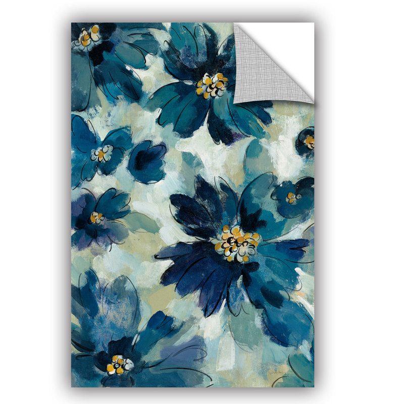 Winston Porter Inky Floral I Removable Wall Decal Wayfair